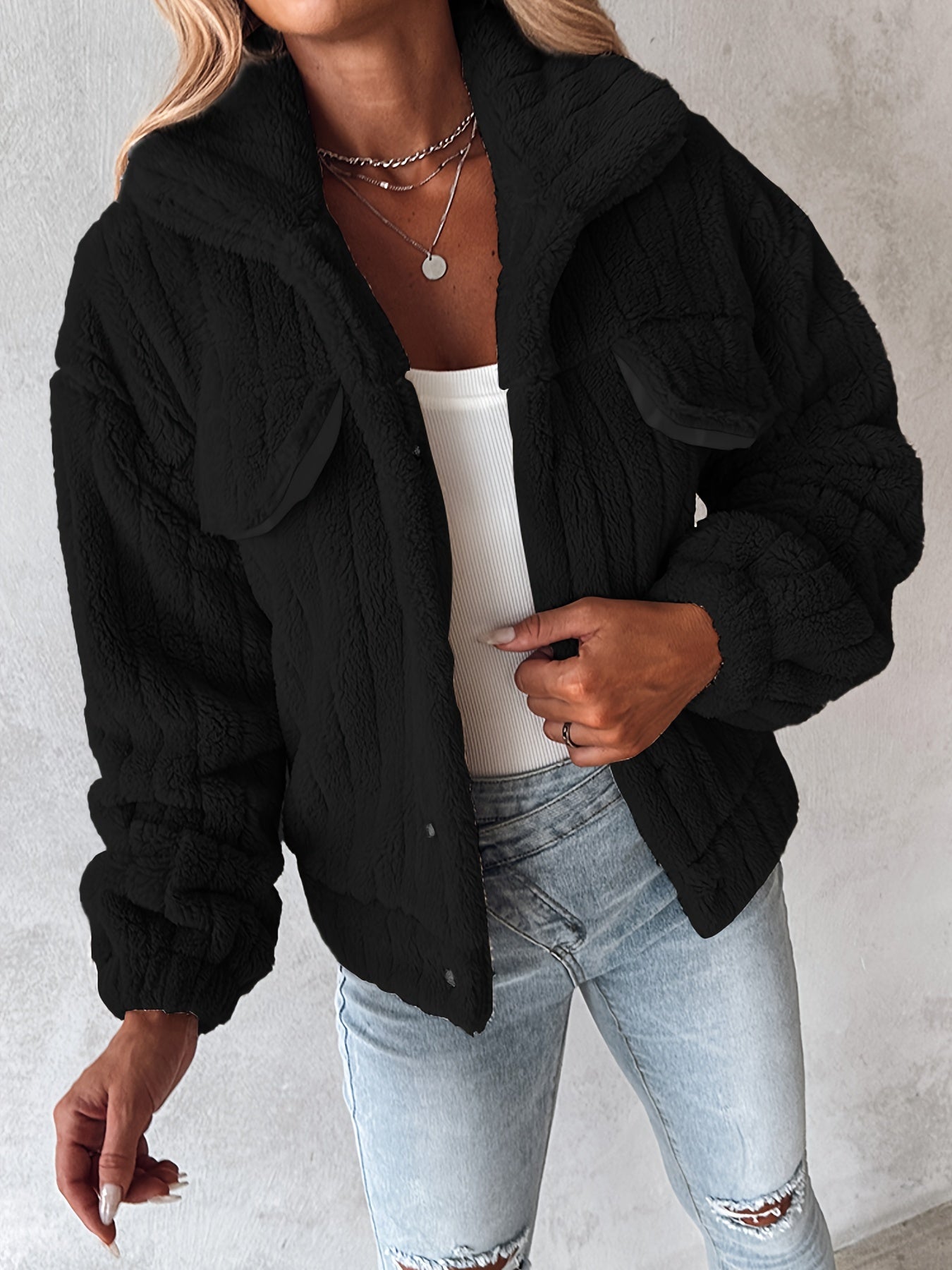 Séraphine™ | Veste teddy douce