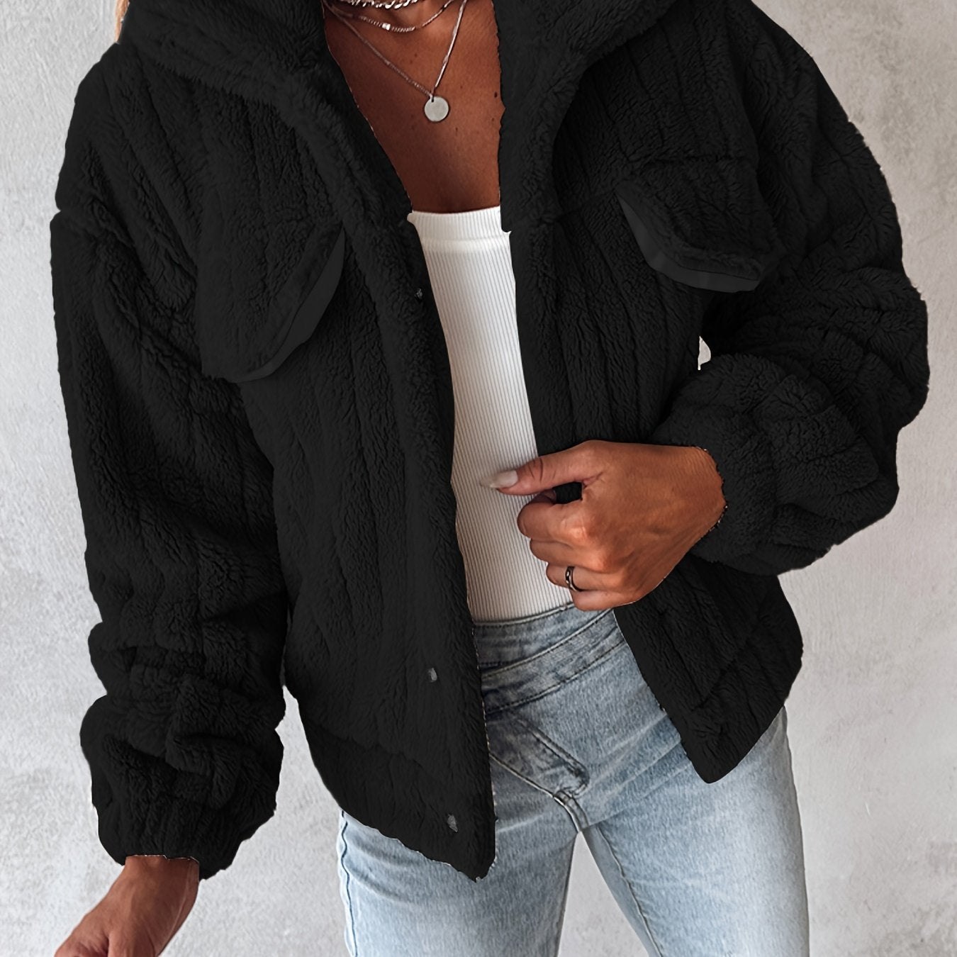 Séraphine™ | Veste teddy douce