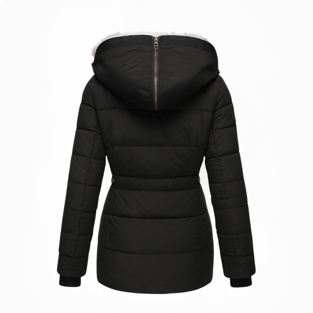 Séraphine™ | Anna | Manteau d'hiver avec doublure en fausse fourrure
