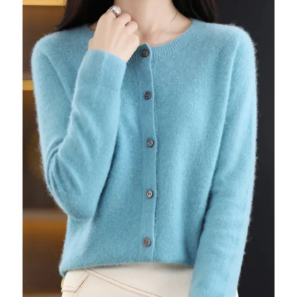 Séraphine™ | Sanna – Cardigan en Laine pour Femmes