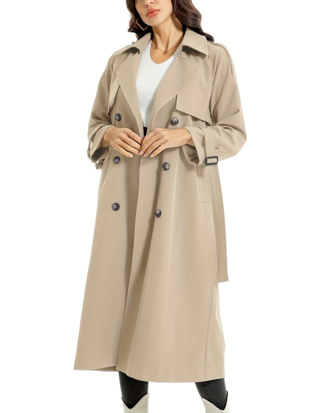 Séraphine™ | Manteau Trench Long Premium pour Femmes - Luxor