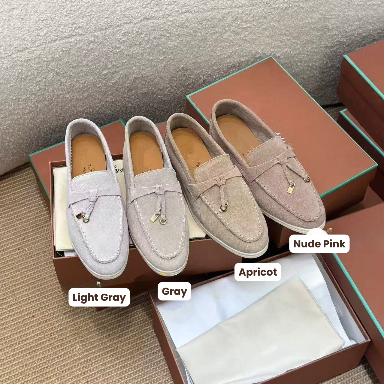Séraphine™ | Mocassins en Suède | Chaussures pour Femmes