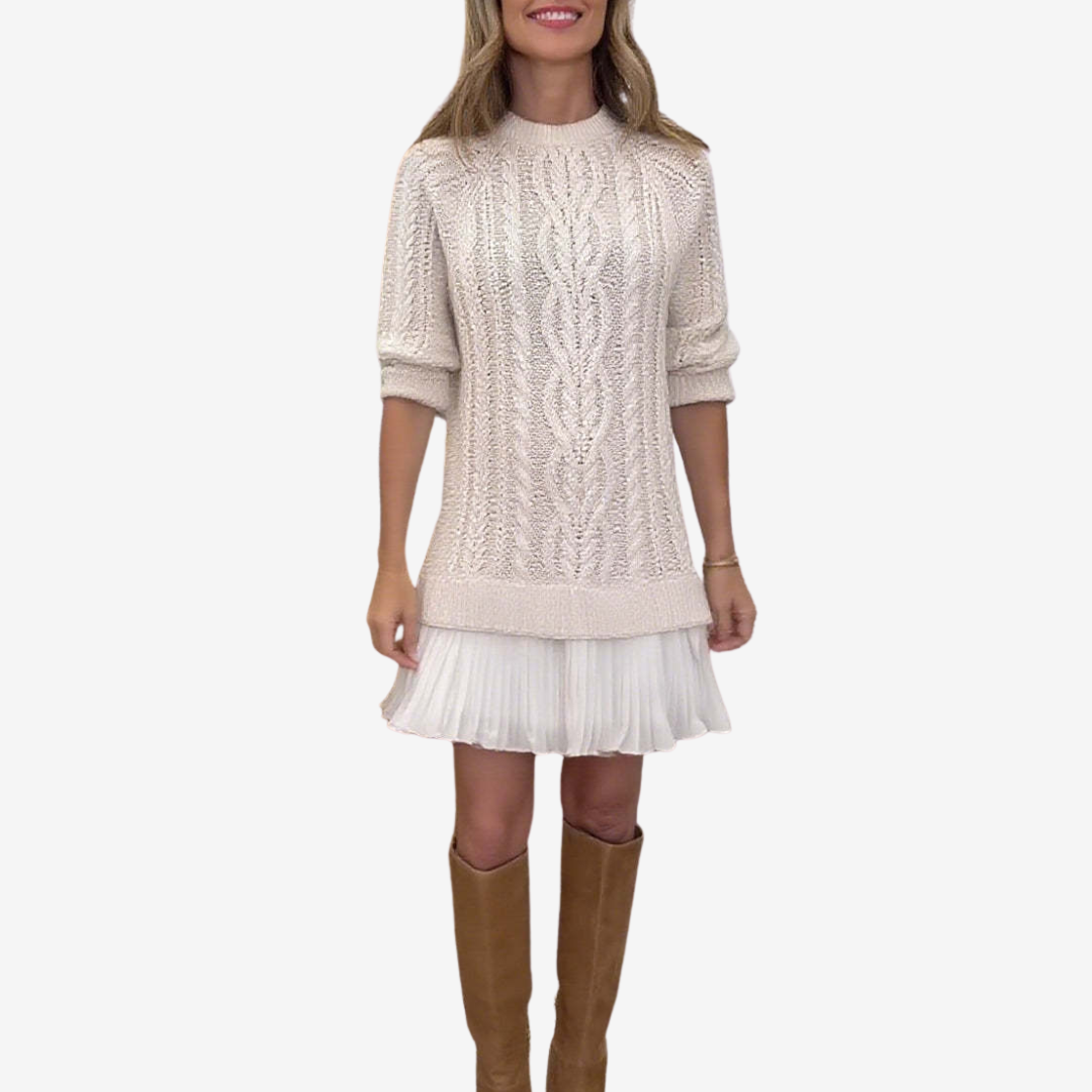 Séraphine™ | Robe Pull en Maille