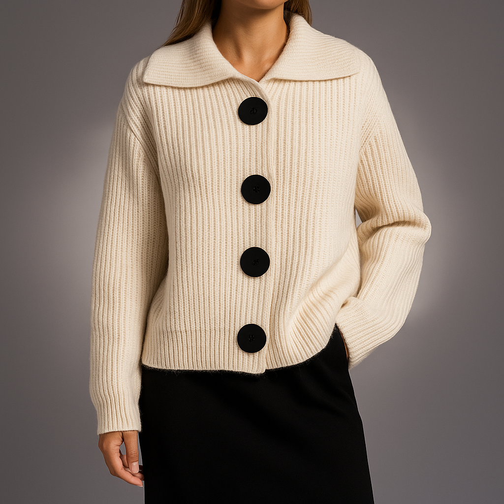 Séraphine™ | Élisea | Cardigan à Boutons Oversize