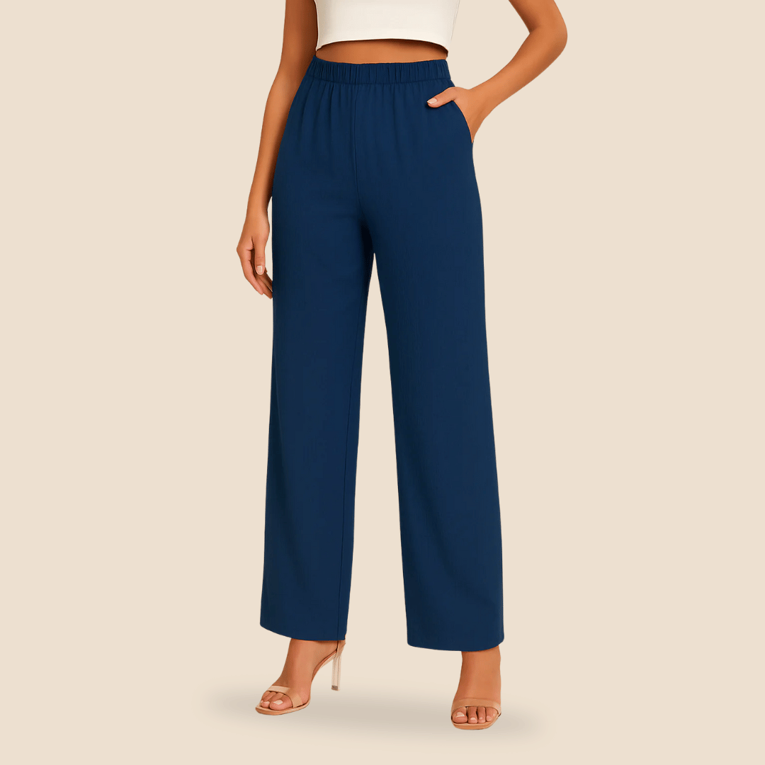 Séraphine™ | Pantalon Droit Élastique
