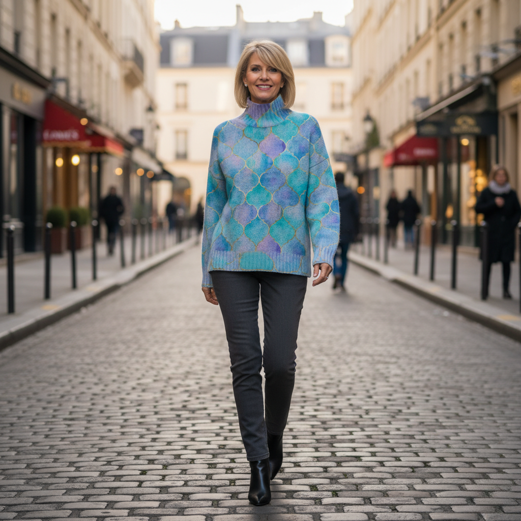 Séraphine™ | Marcelline | Pull en Laine Tricotée Luxe