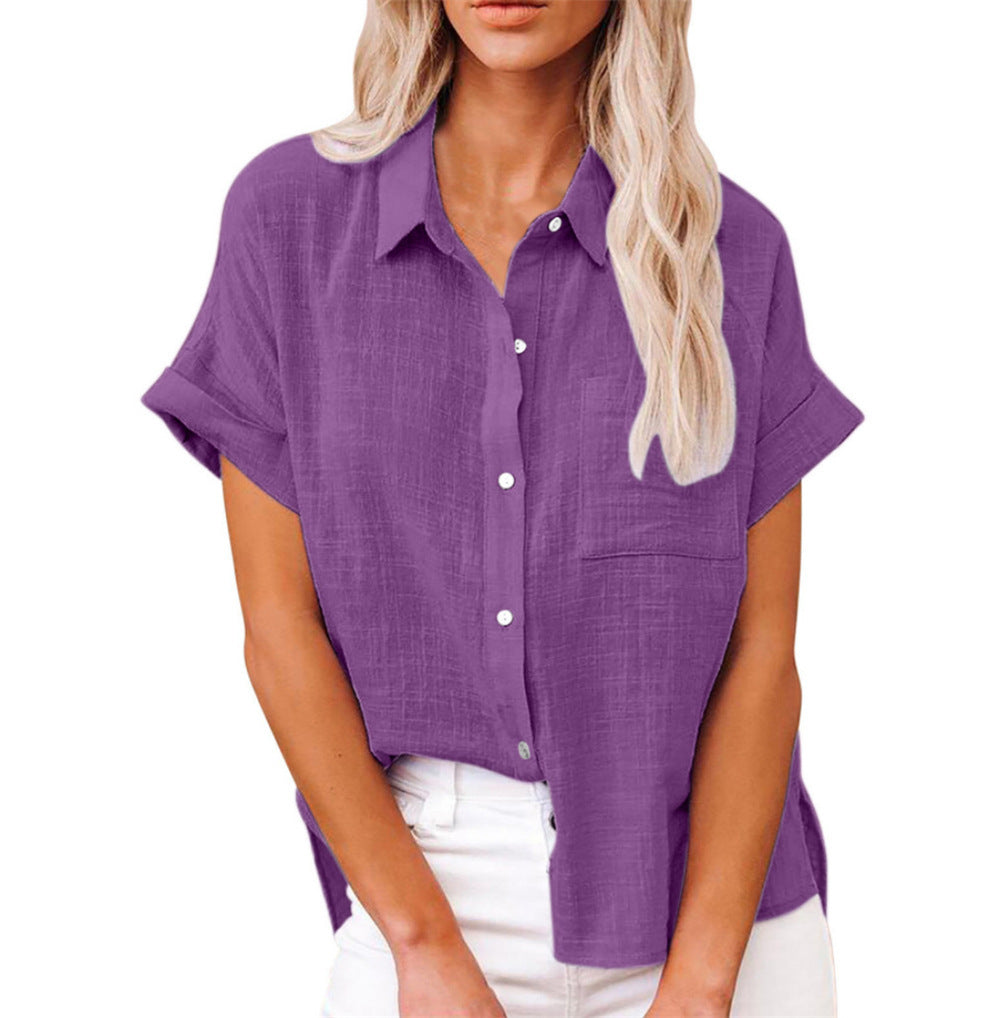 Séraphine™ | Blouse Légère en Coton-Lin pour Femmes