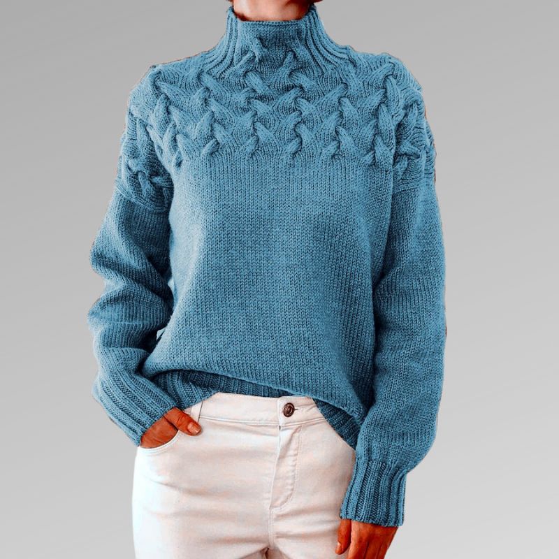 Séraphine™ | Victoire | Pull Maille Torsadée Élégante