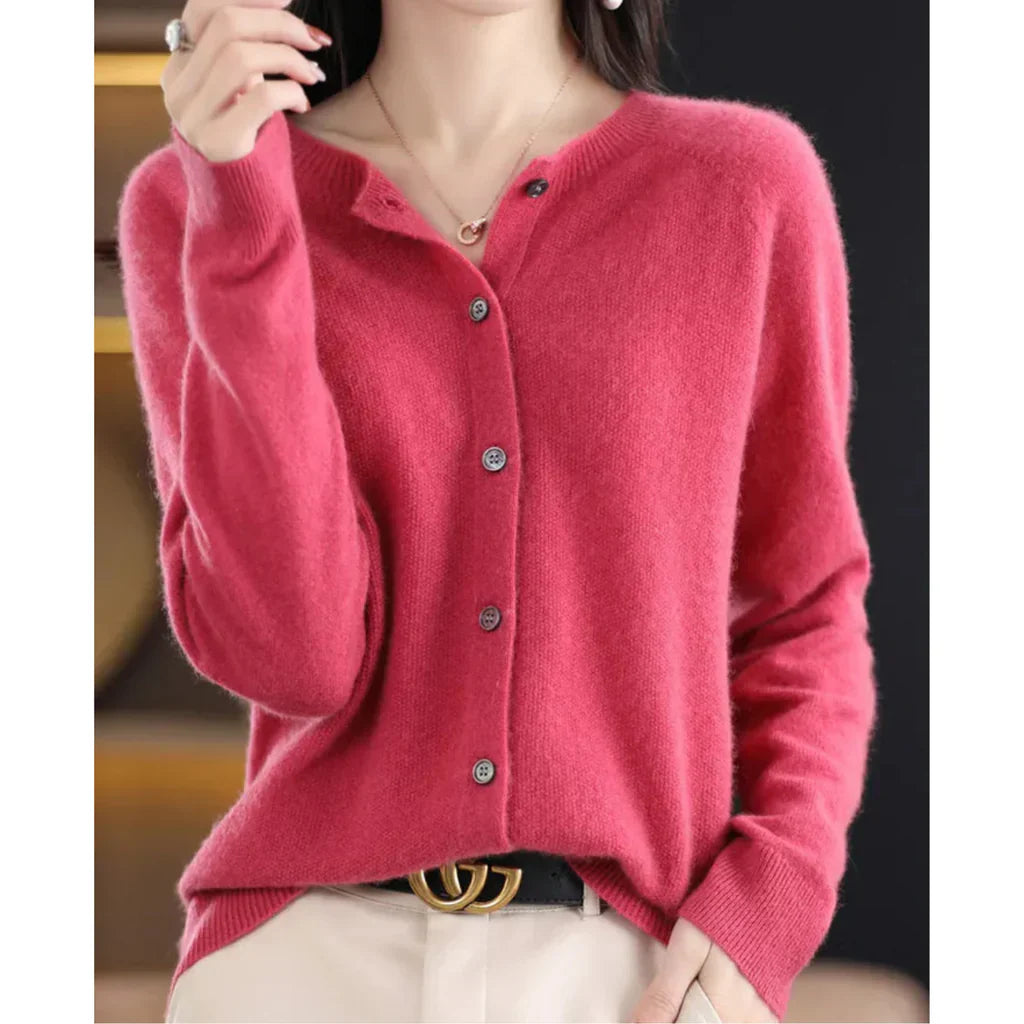 Séraphine™ | Sanna – Cardigan en Laine pour Femmes
