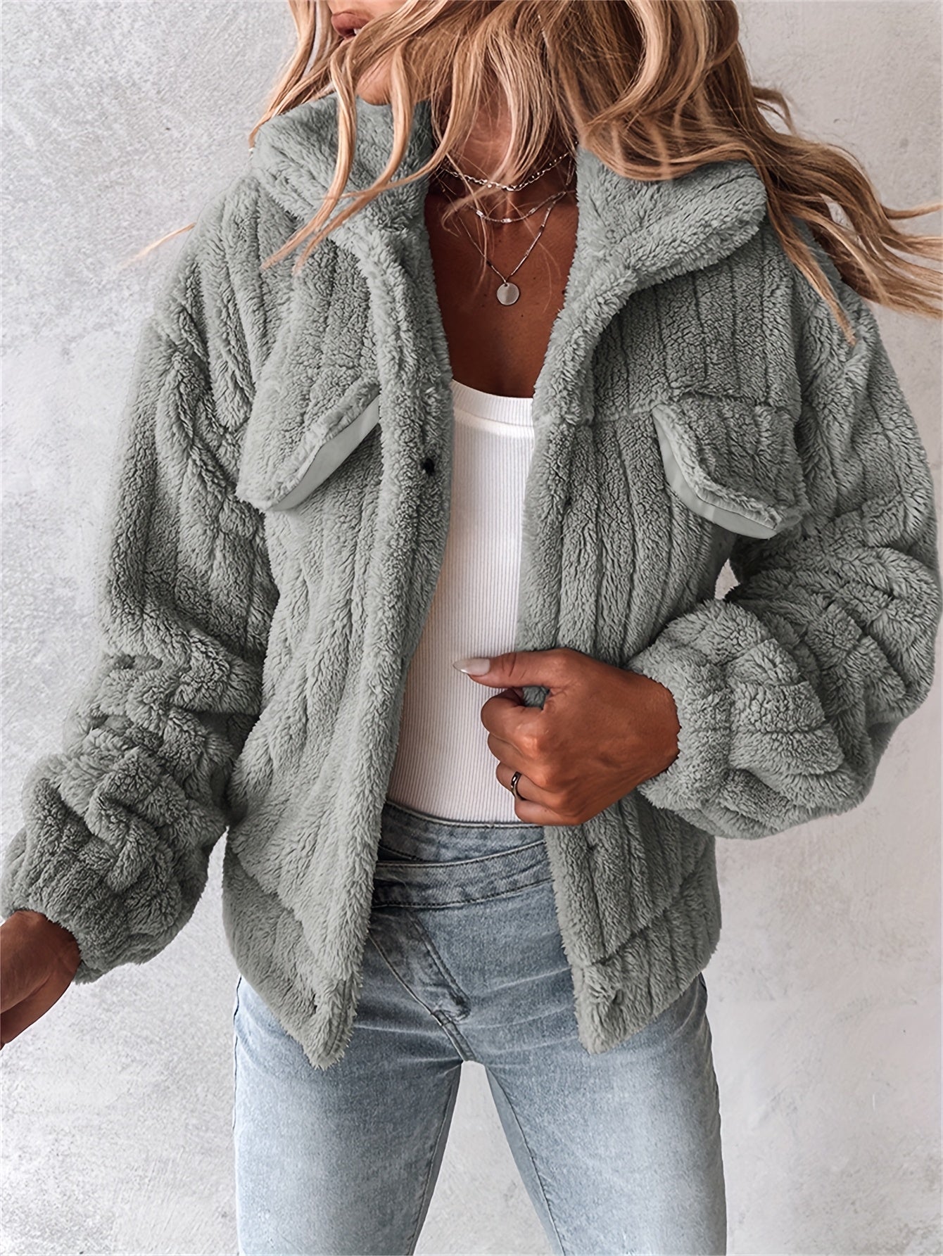 Séraphine™ | Veste teddy douce