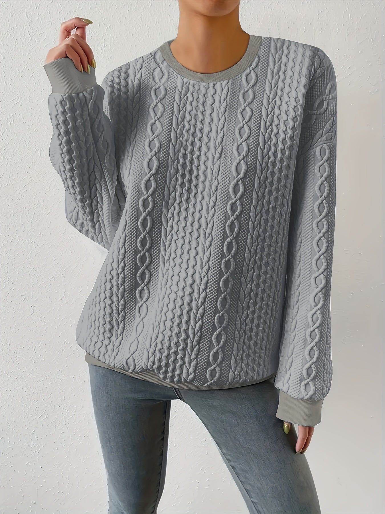 Séraphine™ | Pull torsadé classique pour femmes