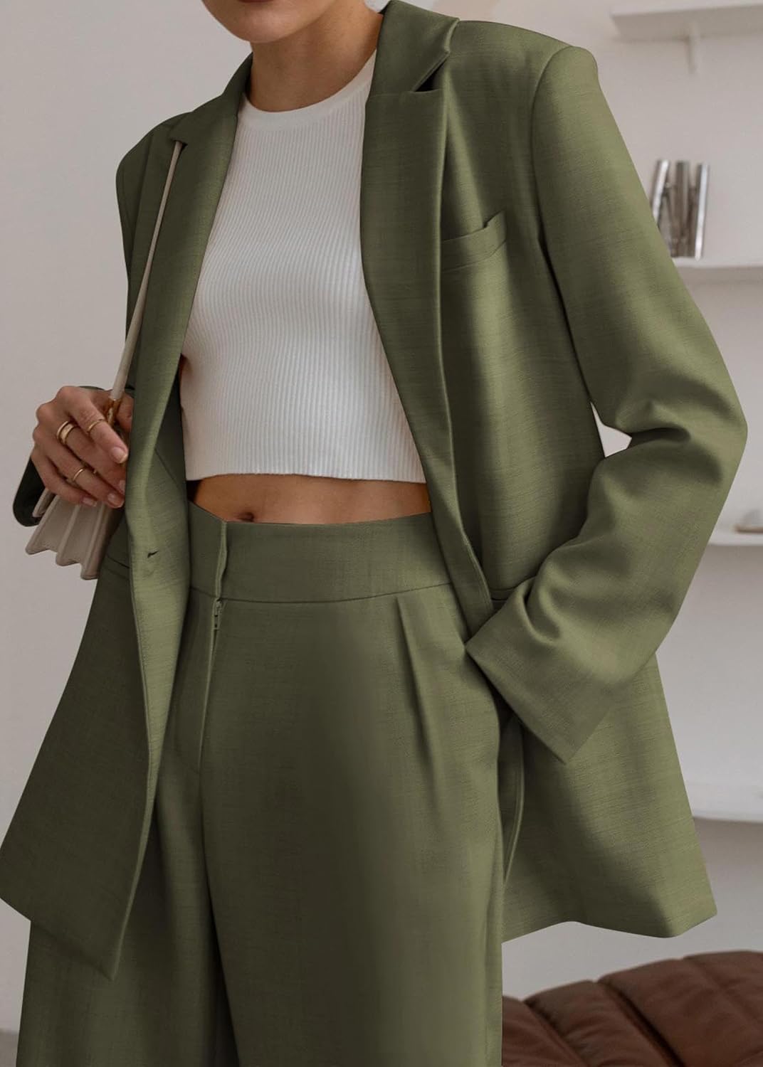 Séraphine™ | Ensemble Blazer et Pantalon Femme - Bureau et Casual