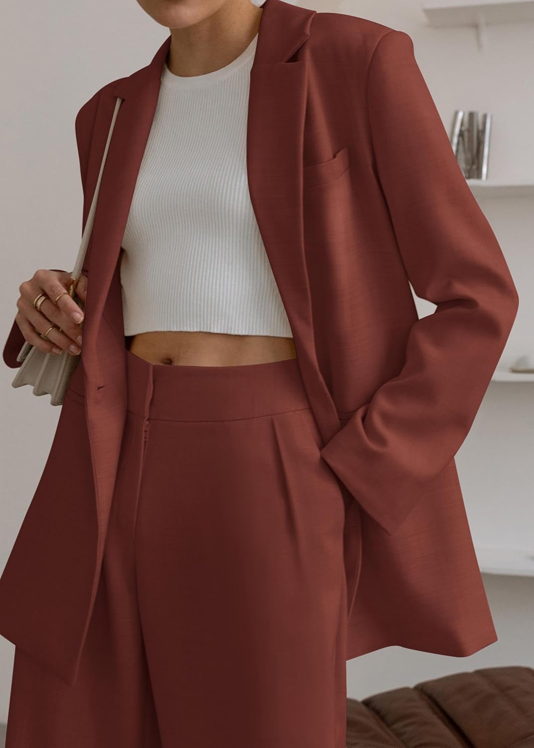 Séraphine™ | Ensemble Blazer et Pantalon Femme - Bureau et Casual