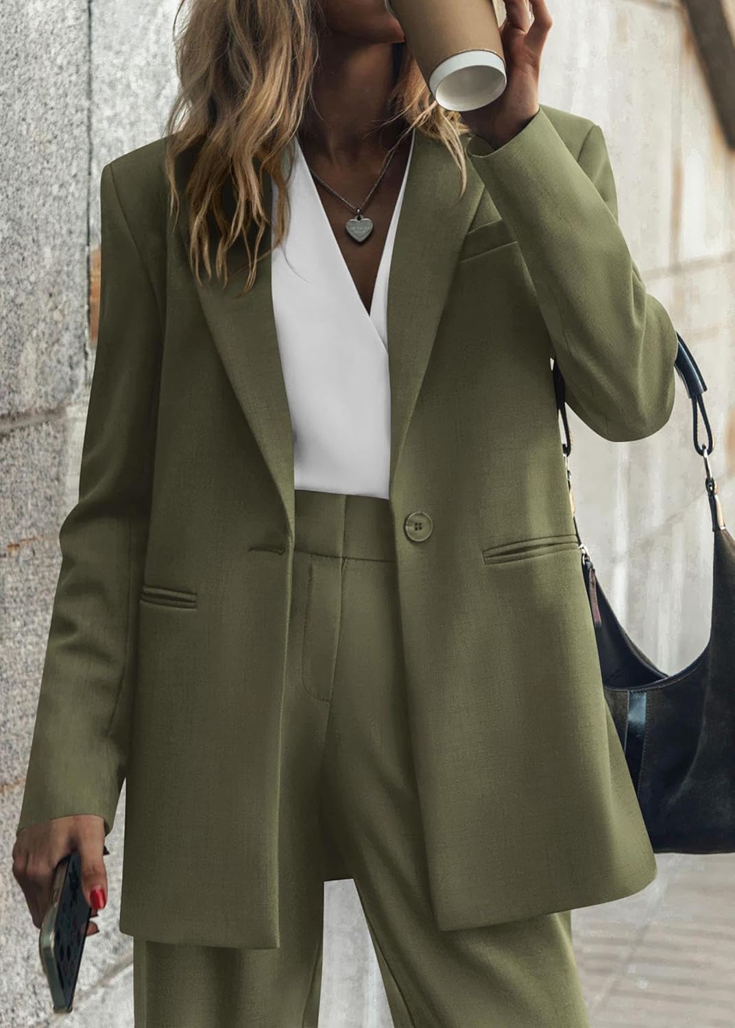 Séraphine™ | Ensemble Blazer et Pantalon Femme pour Bureau et Casual