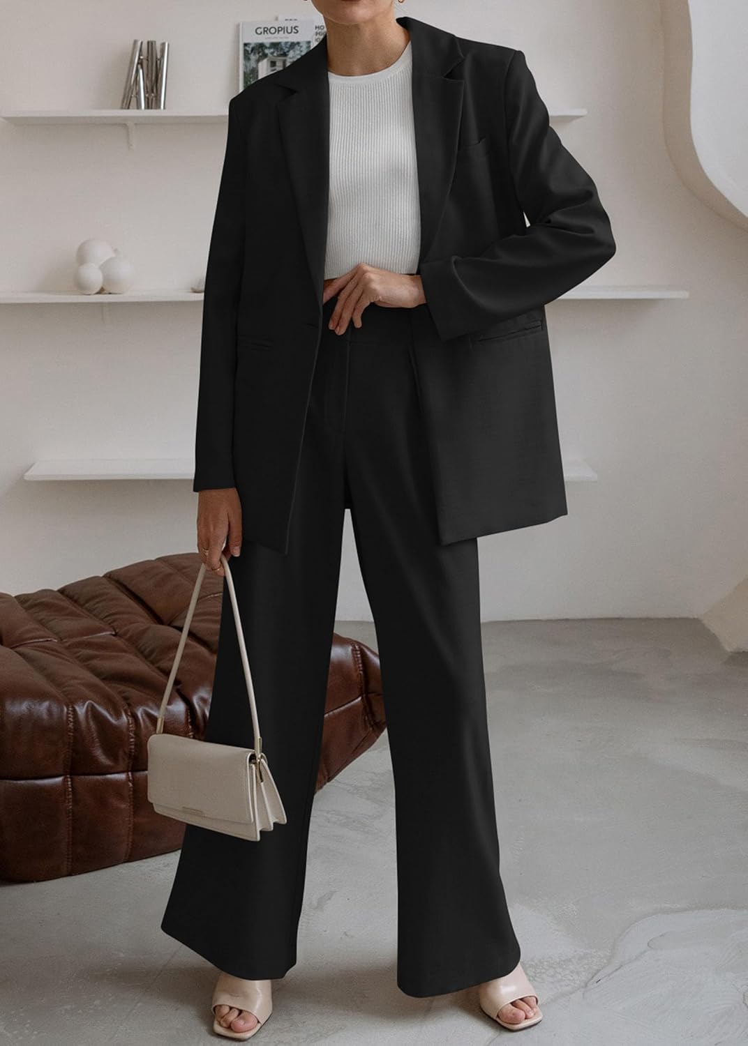 Séraphine™ | Ensemble Blazer et Pantalon Femme - Bureau et Casual