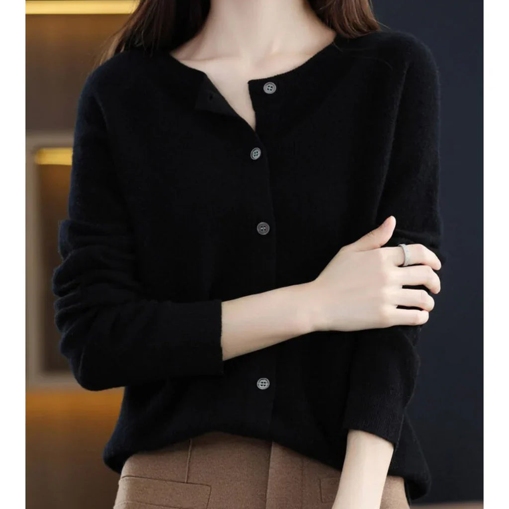 Séraphine™ | Sanna – Cardigan en Laine pour Femmes
