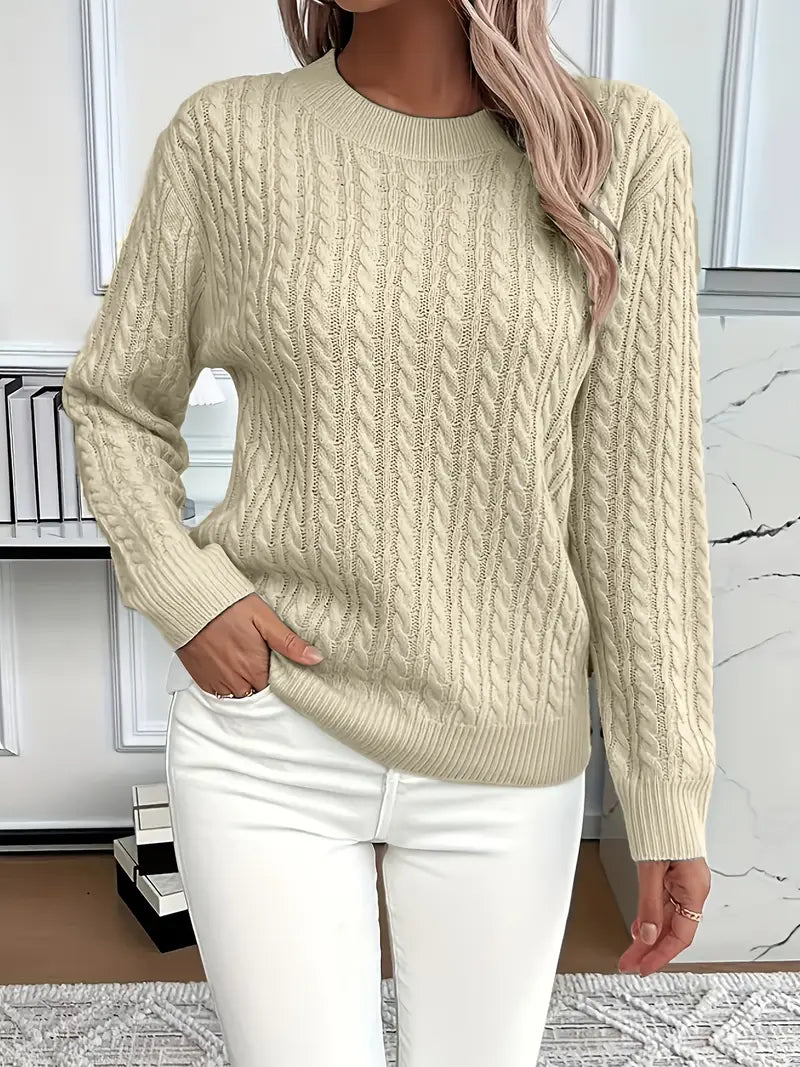 Séraphine™ | Zoe | Pull en tricot à câble