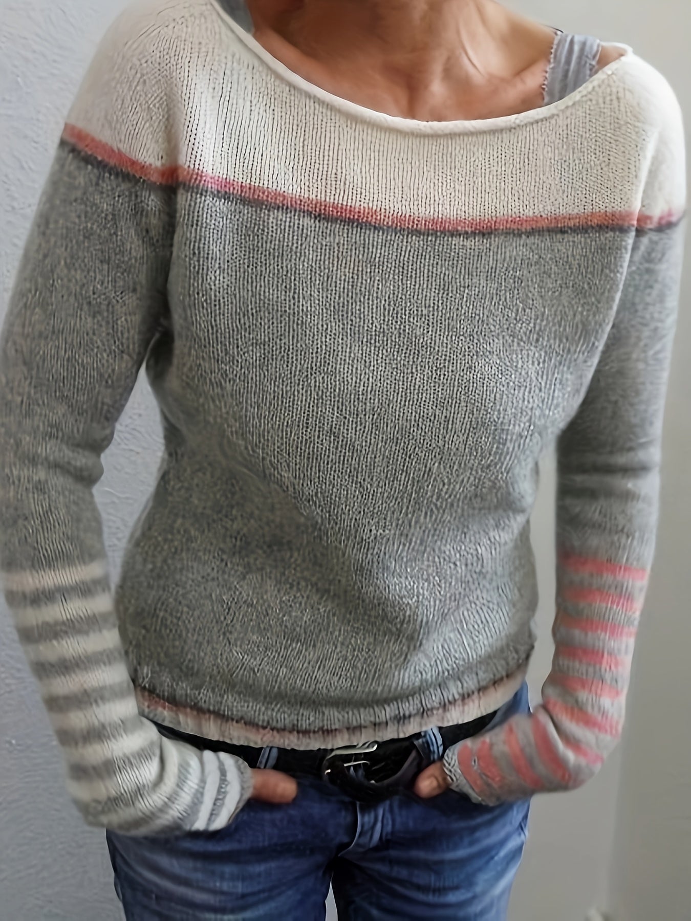 Séraphine™ | Élodie | Pull Rayures Douces