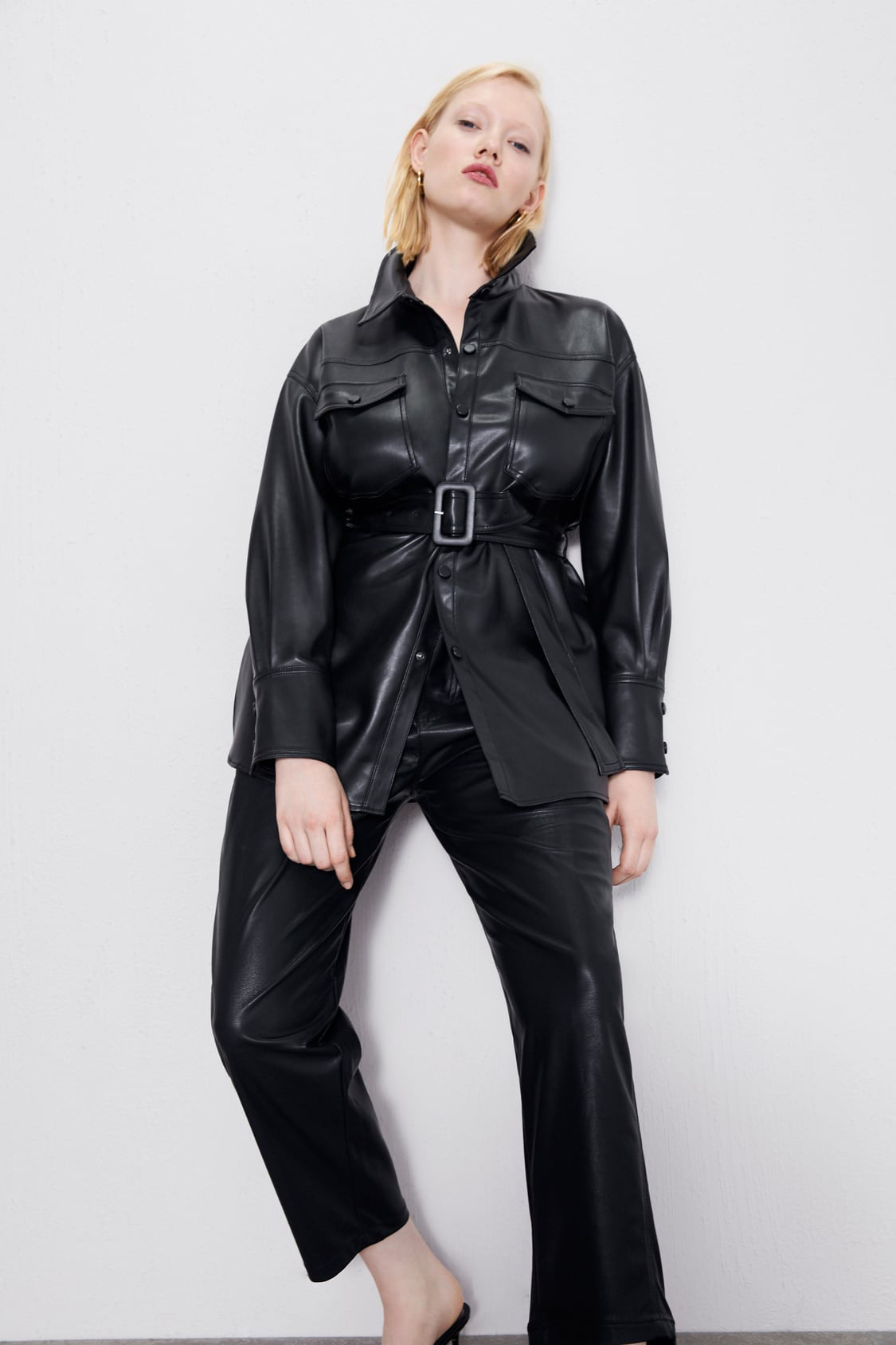 Séraphine™ | Manteau Trench en Cuir pour Femmes - Isabella