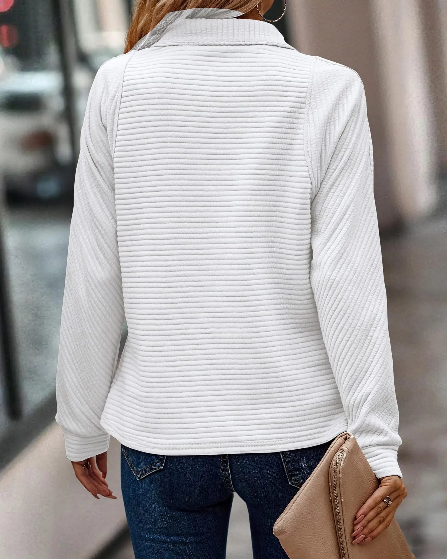 Séraphine™ | Pull Sportif Femme à Col Zippé