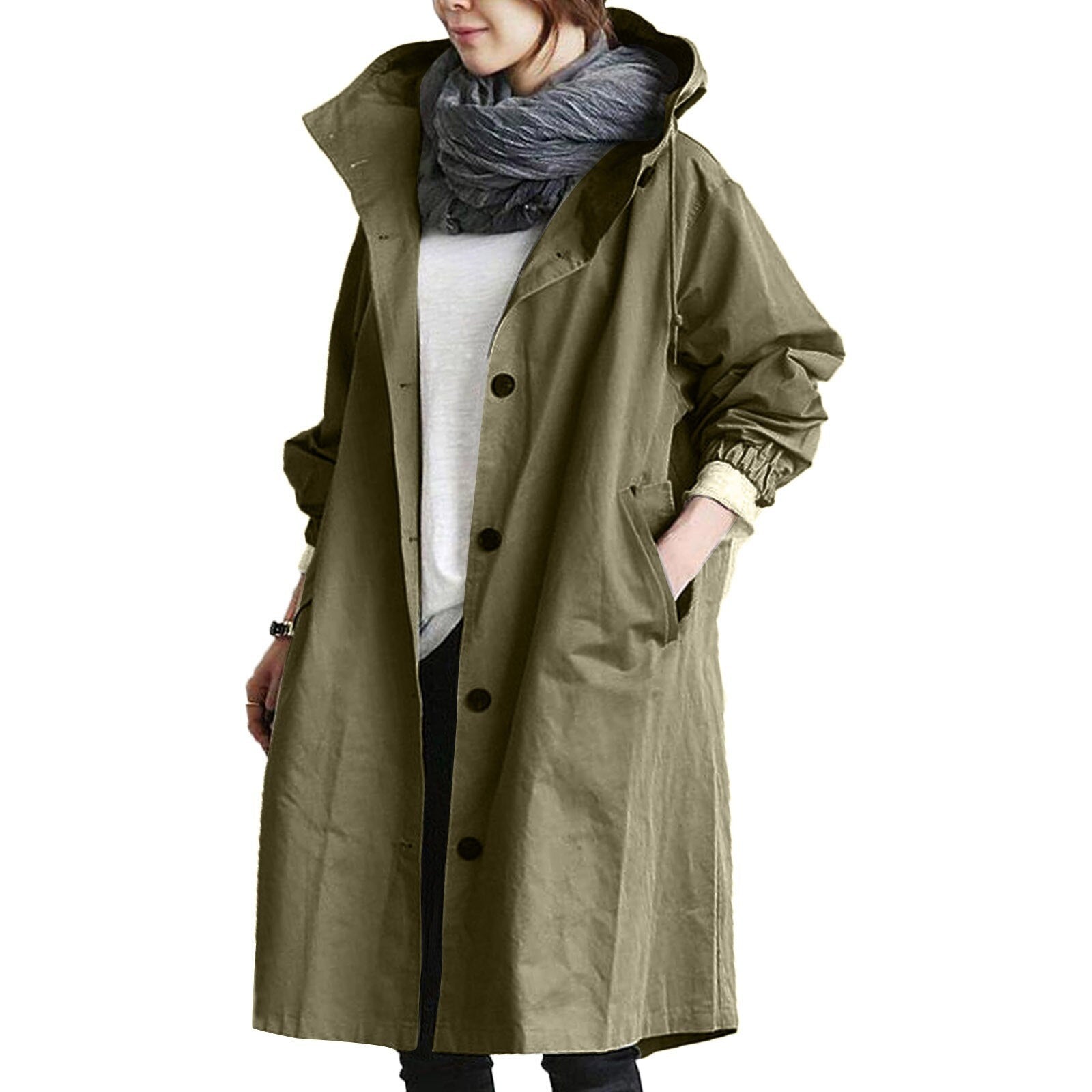 Séraphine™ Manteau de Pluie Long Trenchcoat pour Femmes