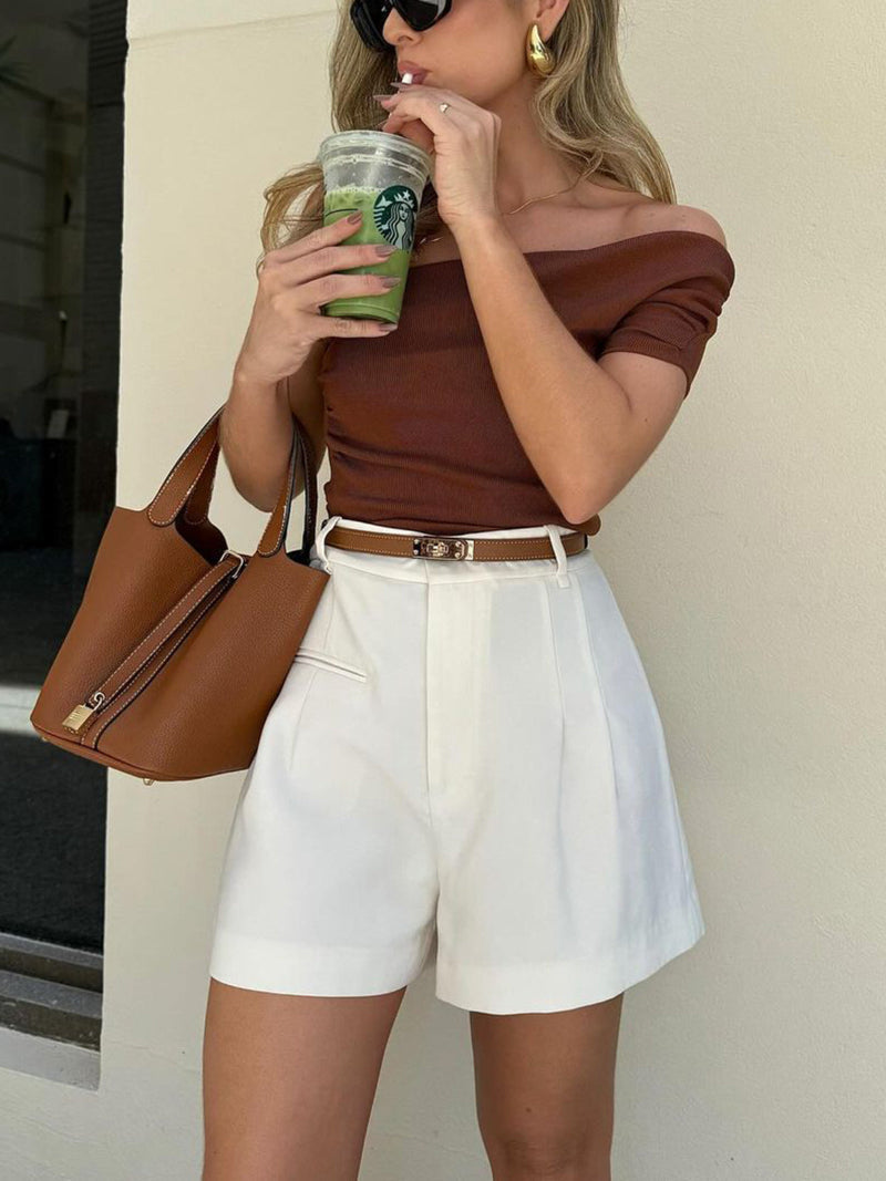 Séraphine™ | Shorts taille haute sur mesure pour femmes