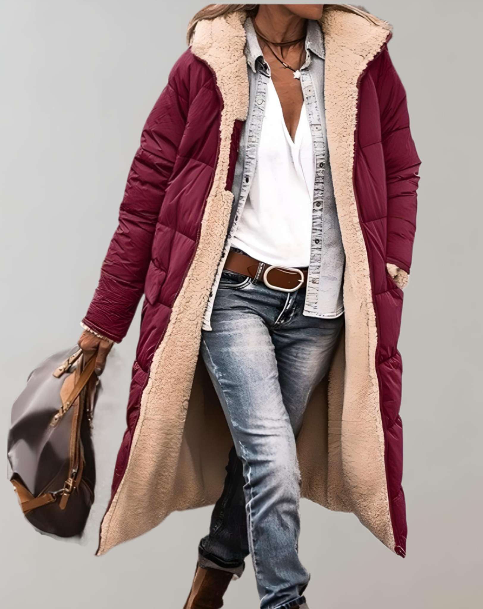 Séraphine™ | Manteau d'hiver chaud avec doublure en polaire pour femmes