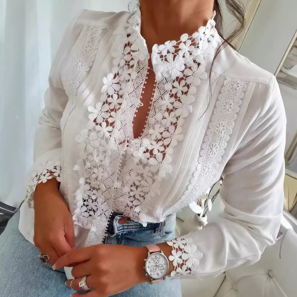 Séraphine™ | Élégante Blouse en Dentelle pour Femmes