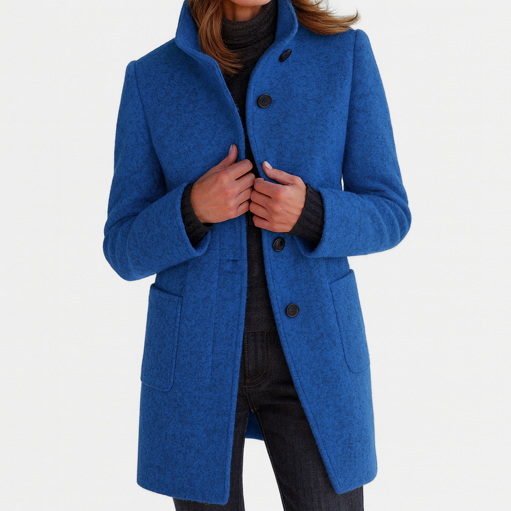 Séraphine™ | Veste à col haut en mélange de laine