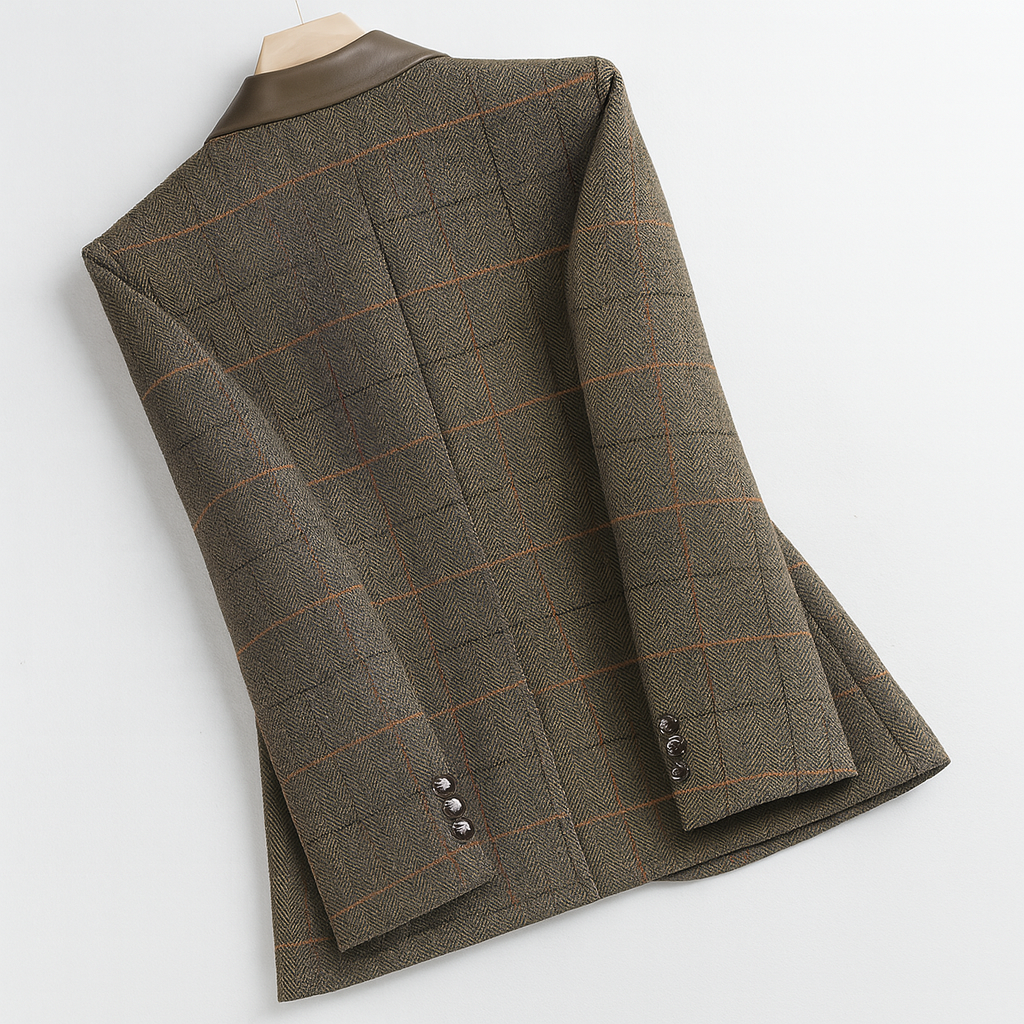 Séraphine™ Blazer Coréen à Bouton Unique