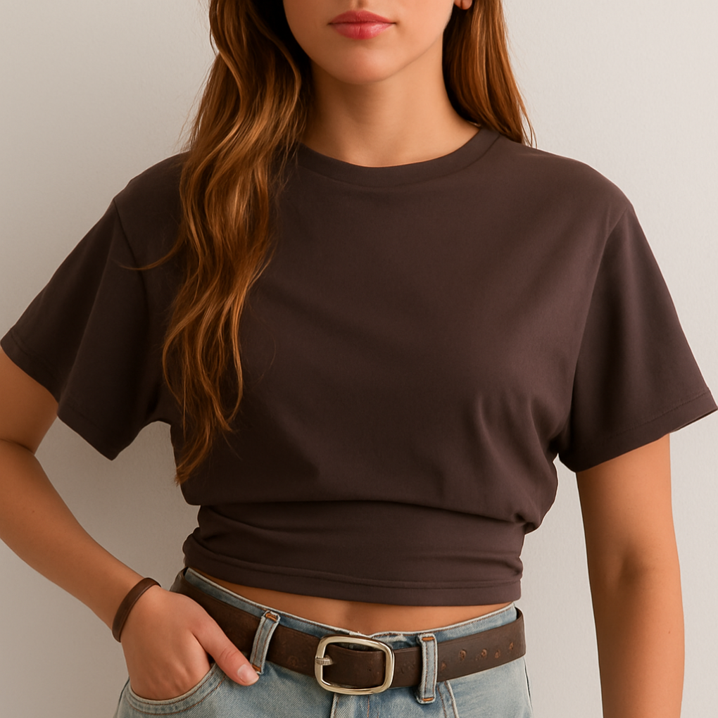 Séraphine™ | T-shirt d'été classique à col rond
