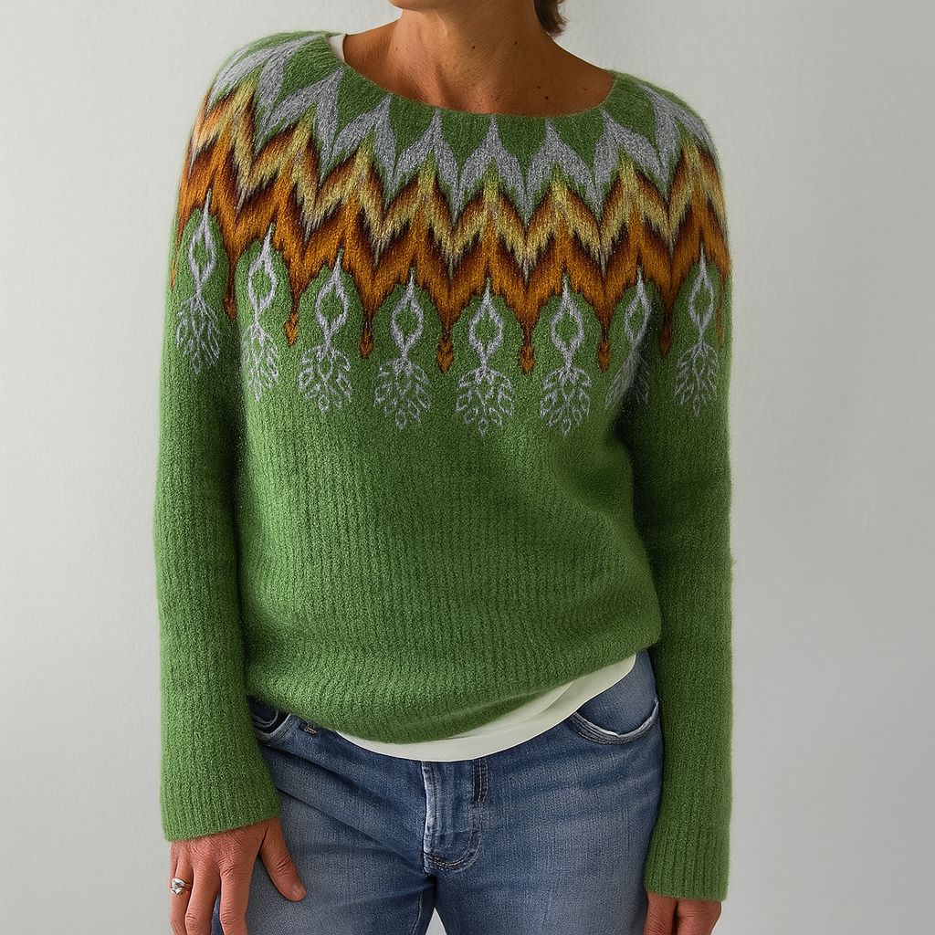 Séraphine™ | Pull rétro en maille pour femmes