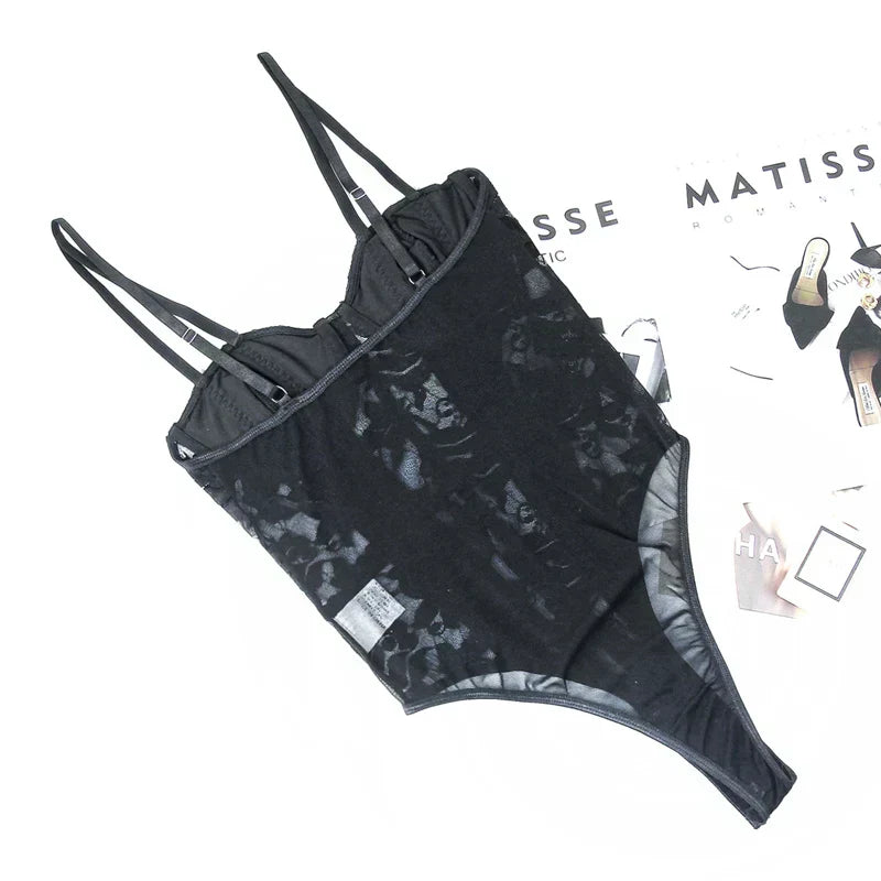 Séraphine™ | Body-corset en dentelle brodée