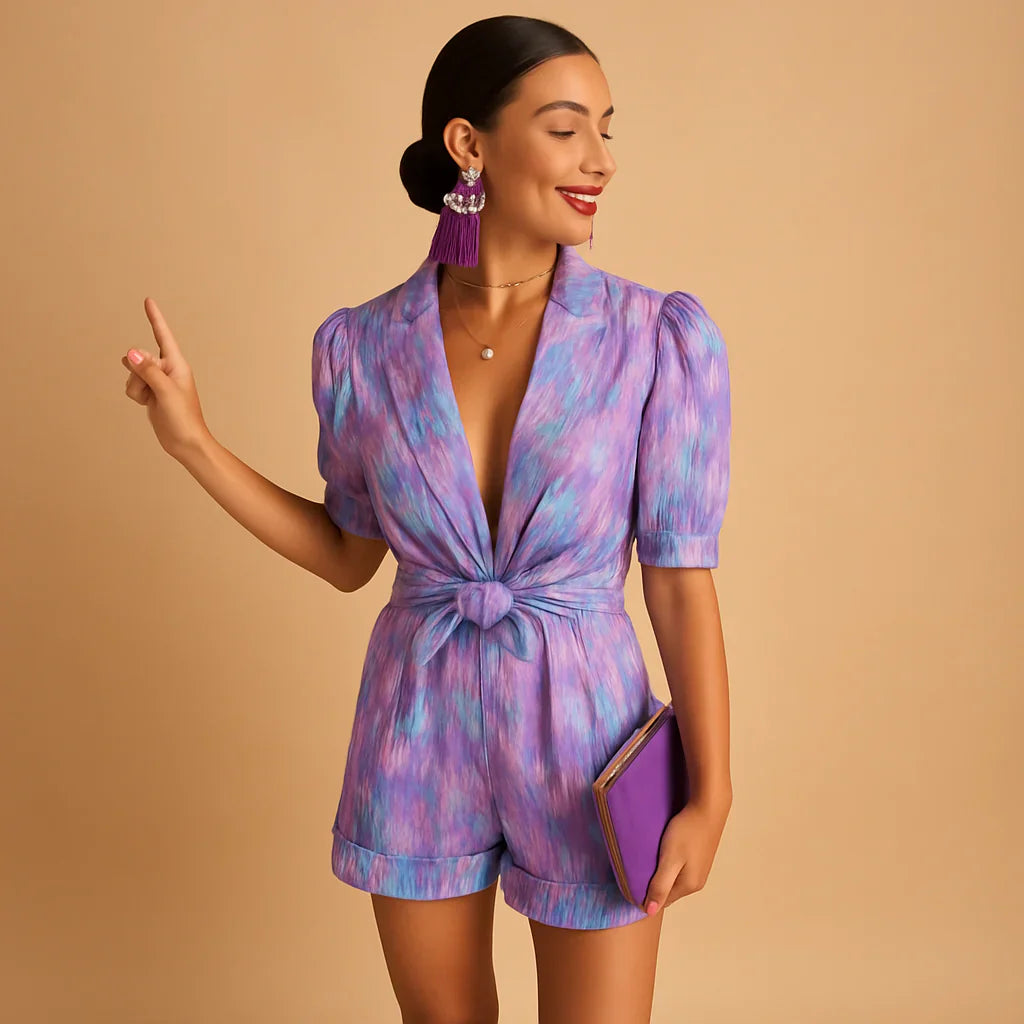 Séraphine™ | Ensemble d'été ludique avec manches bouffantes