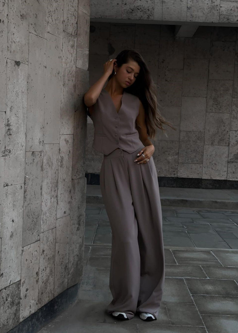 Séraphine™ | Sorelle – Élégant Ensemble de Blazer Sans Manches pour Femmes