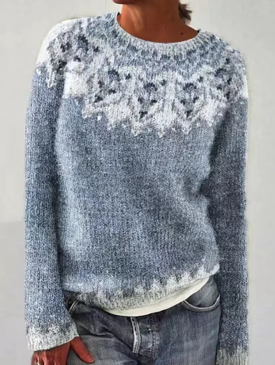 Séraphine™ | Solveig | Pull Motif Nordique Doux