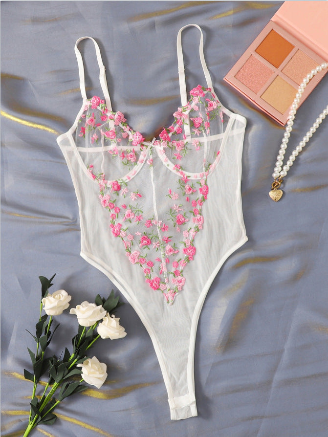 Séraphine™ | Corps avec des papillons brodés