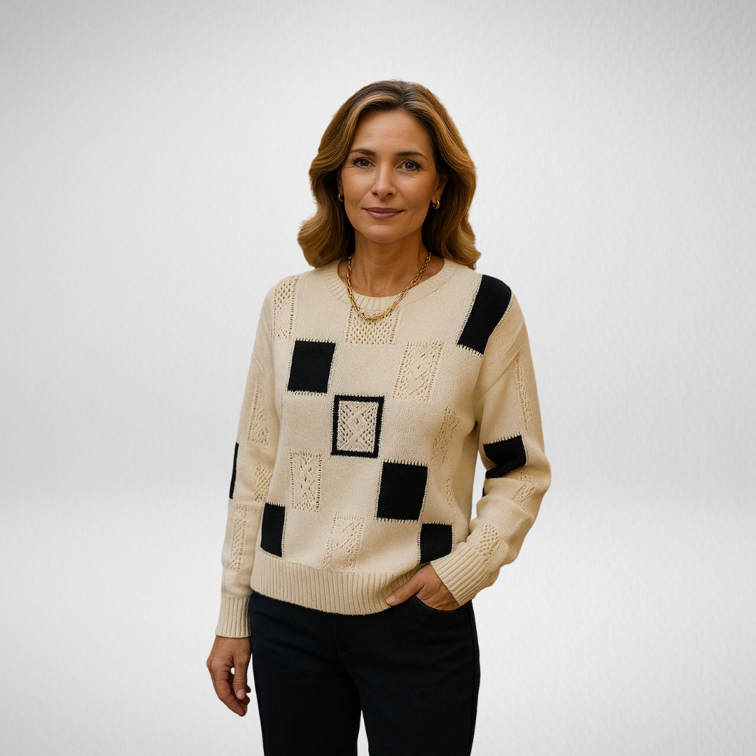 Séraphine™ | Aymbr | Élégant Pull Graphique