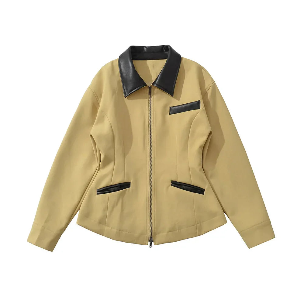 Séraphine™ | Leather Jacket Casual High Street Style