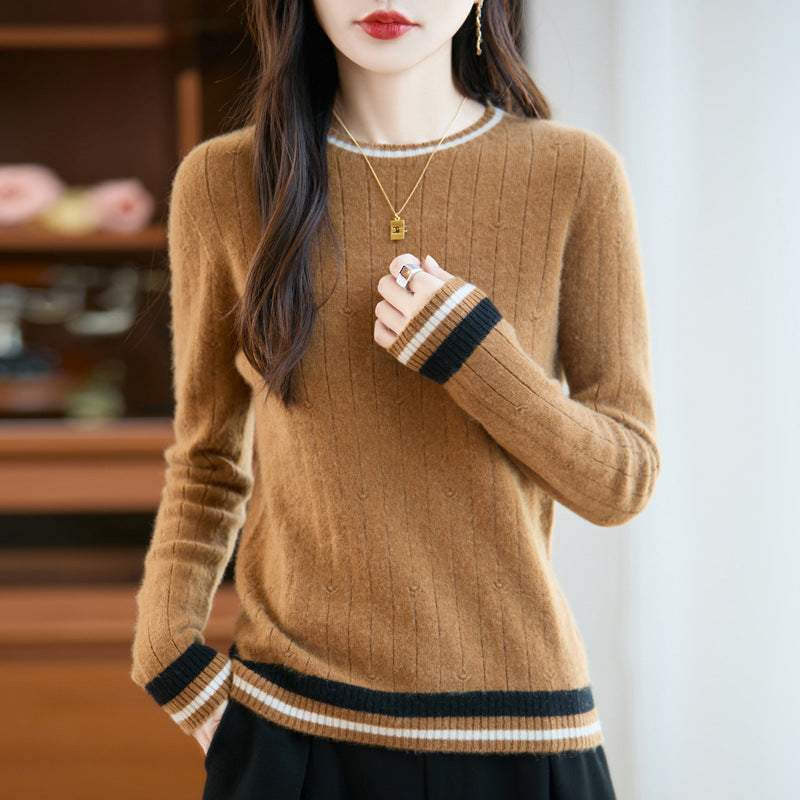 Séraphine™ | Amalia | Pull Rouge Élégance Classique