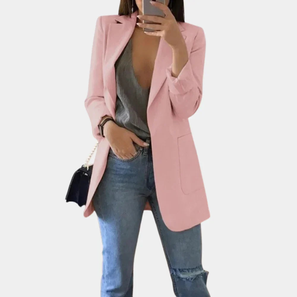 Séraphine™ | Nova – Blazer Long Slim Fit pour Femmes