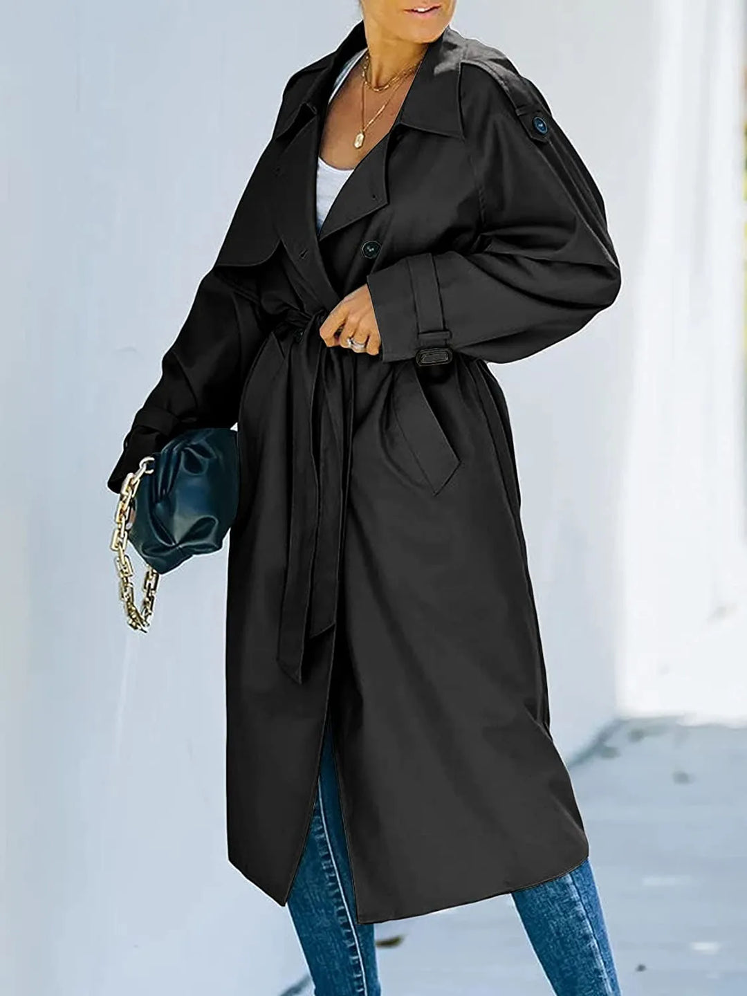 Séraphine™ Manteau Trench Long Premium pour Femmes - Nordfall