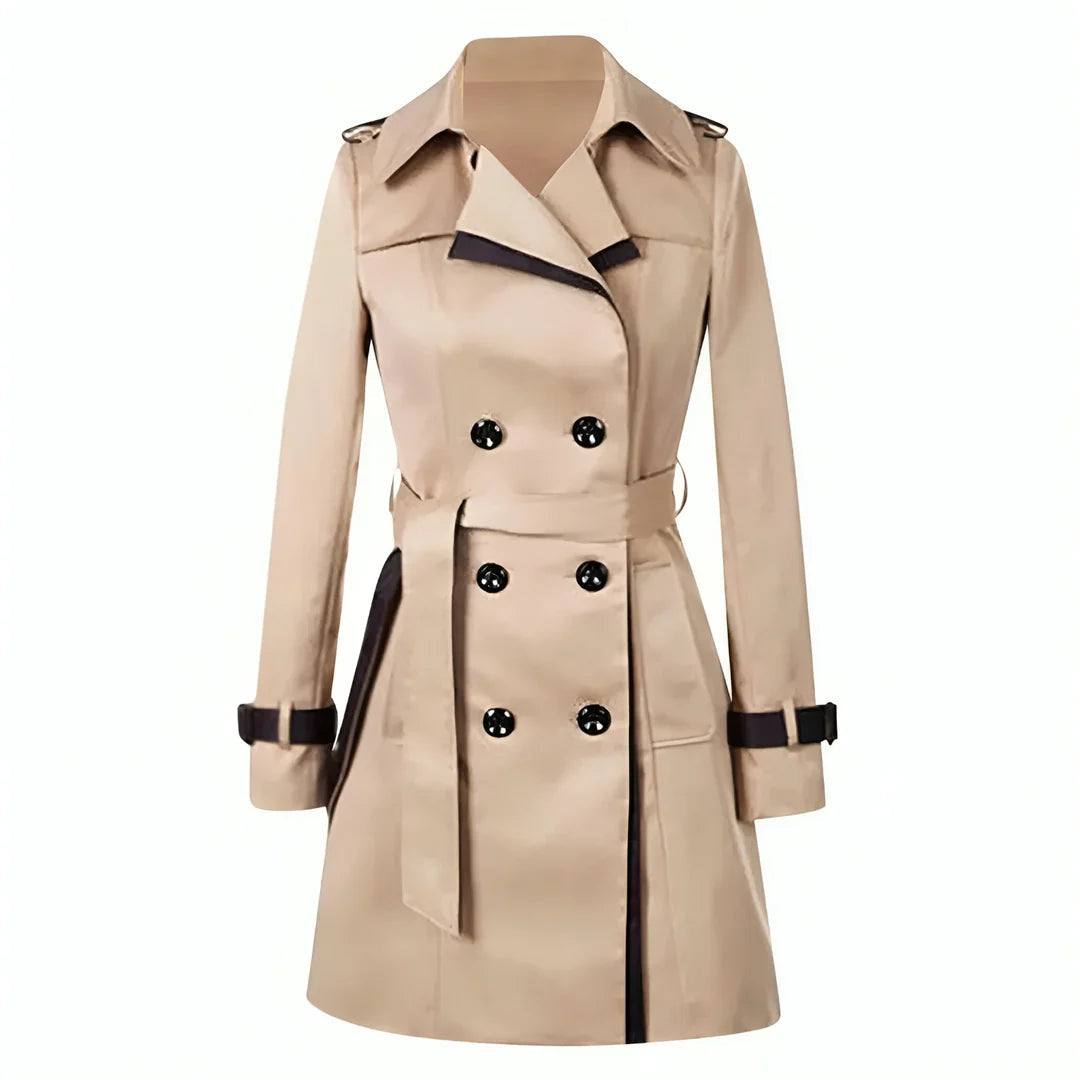 Séraphine™ | Manteau Trench Jas à Boutons pour Femmes - Sarah