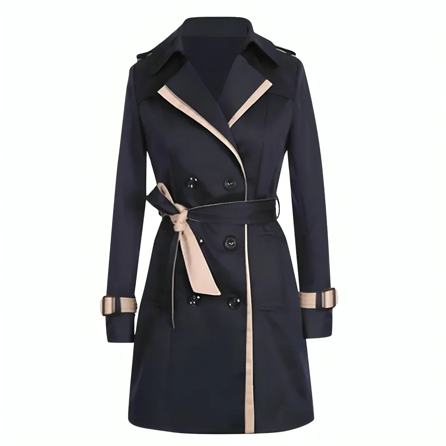 Séraphine™ | Manteau Trench Jas à Boutons pour Femmes - Sarah