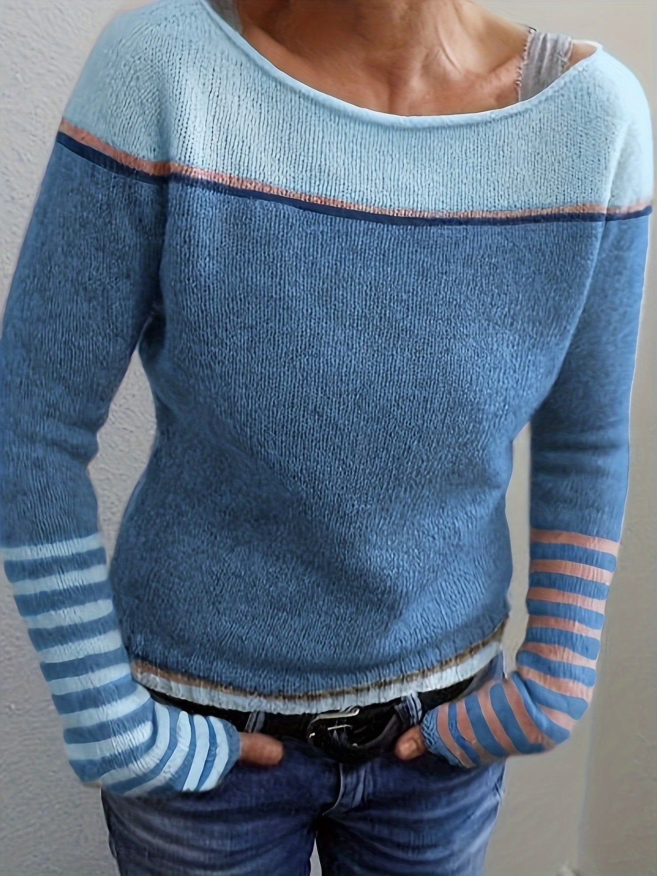 Séraphine™ | Élodie | Pull Rayures Douces