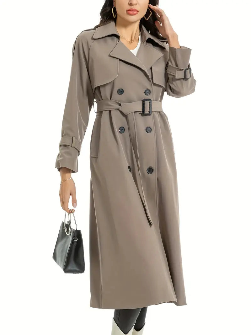 Séraphine™ | Evora Long Premium Women's Trench Coat