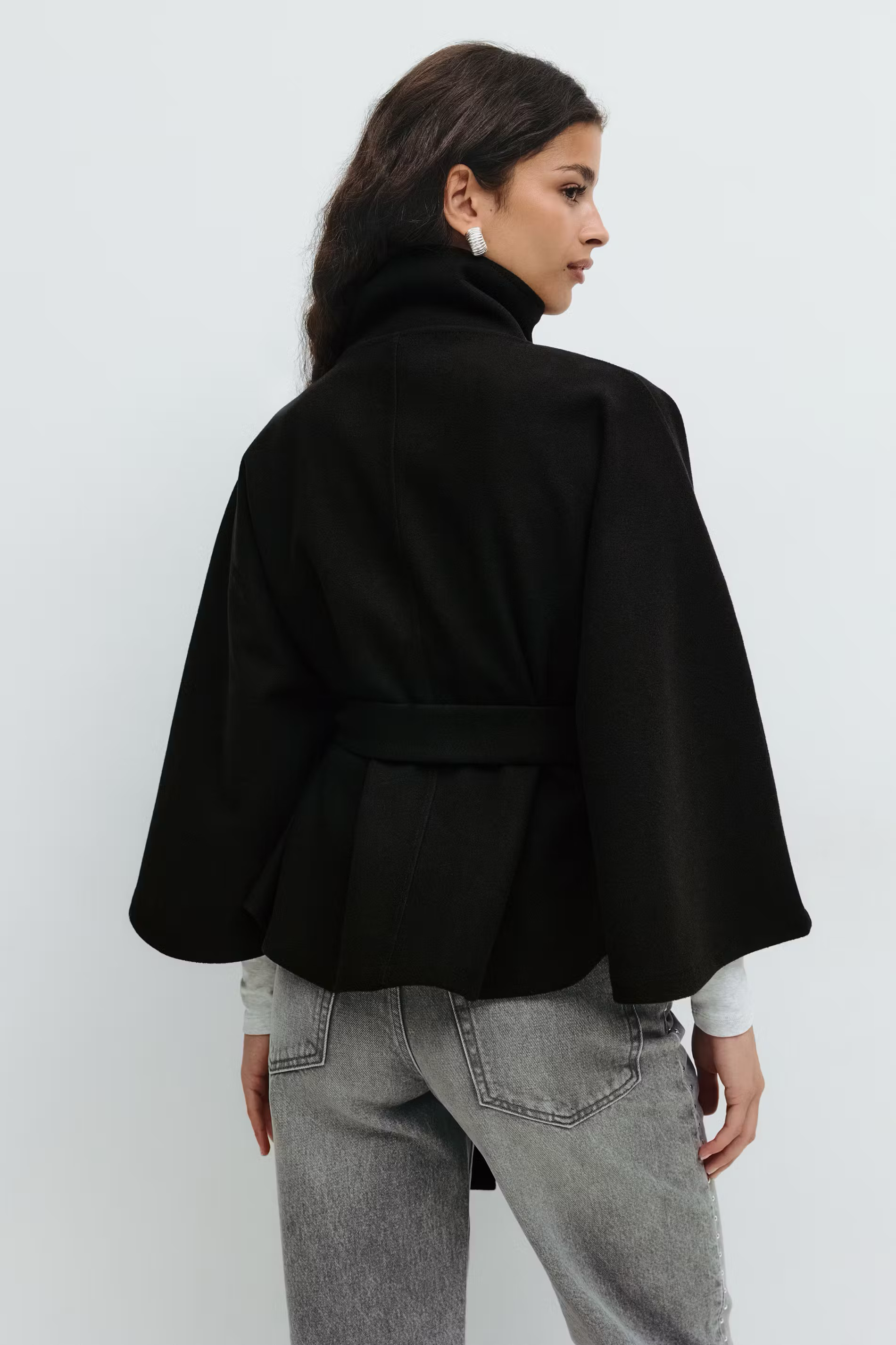 Séraphine™ | Veste Cape à Ceinture