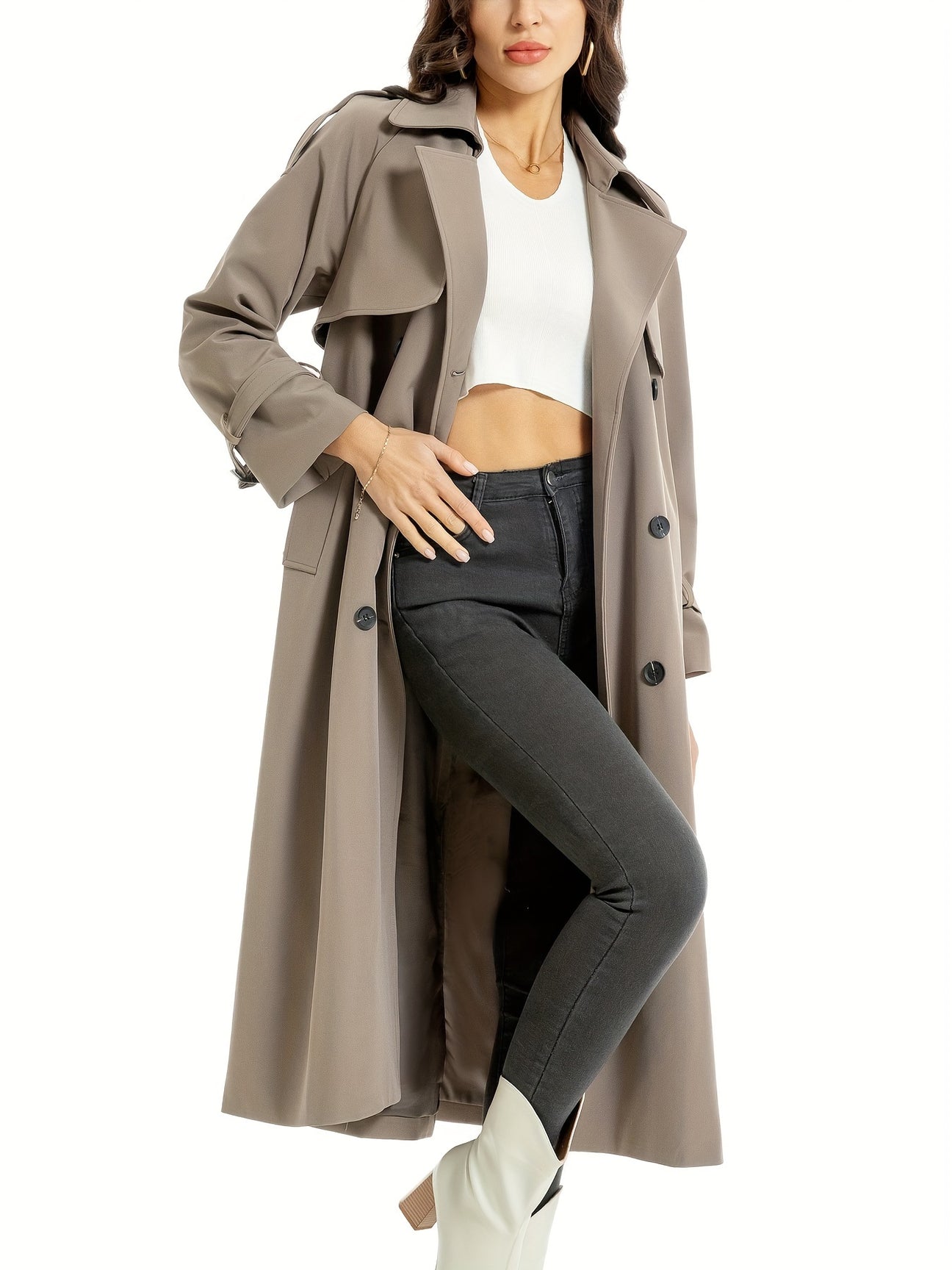 Séraphine™ | Manteau Trench Long Premium pour Femmes - Luxor