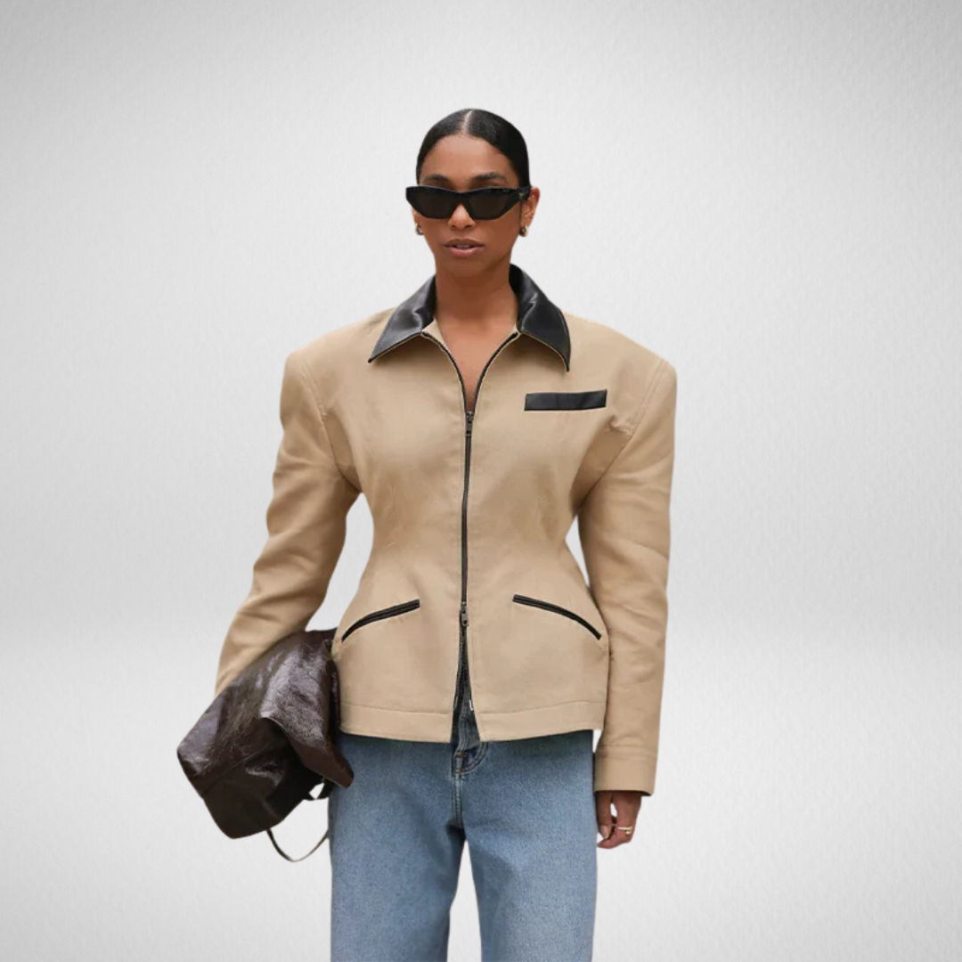 Séraphine™ | Leather Jacket Casual High Street Style