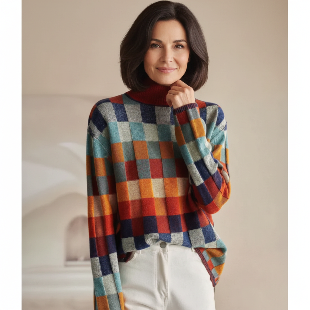 Séraphine™ | Pull col roulé en cachemire